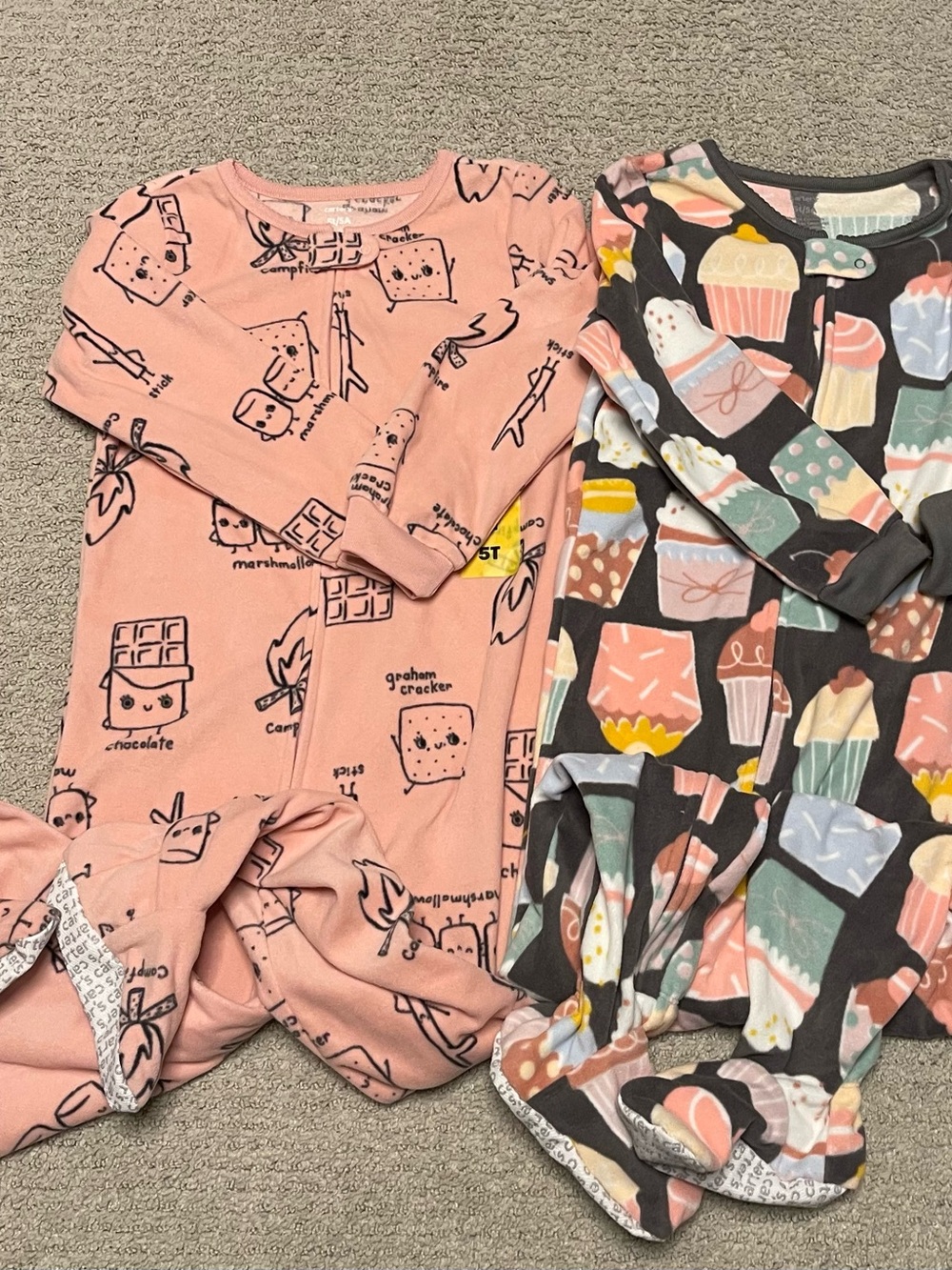 Carters Kids 5T one piece pajama